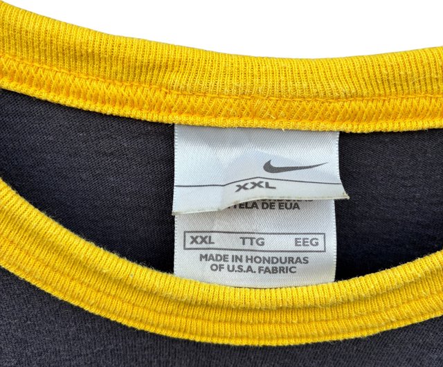 ヴィンテージ Y2K ナイキ スペルアウト レトロ スウッシュ リンガーT