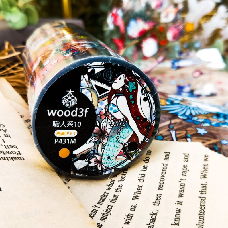 NO.431 職人系10Series of Workers 10/ 紙膠帶 Masking Tape - 紙膠帶/和紙/PET - 塑膠 多色