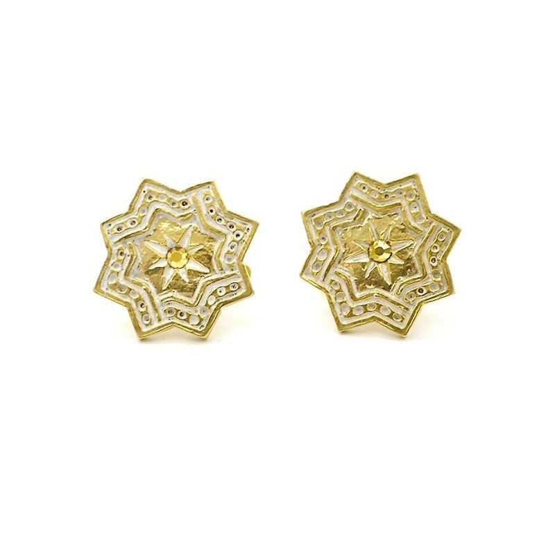 Ignatchev Earring / Igunachefu earrings EA059 - Earrings & Clip-ons - Other Metals Gold