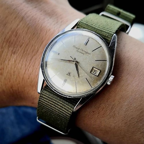 SAGW Share a good watch GP Girard-Perregaux芝柏錶1960s自動上鍊/包金/古董錶_中性錶