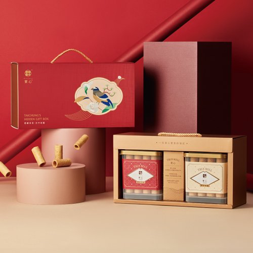 實心蛋捲 實心蛋捲 | 【Pinkoi 限定禮盒】松櫻和鳴粹蛋捲禮盒 嫣紅