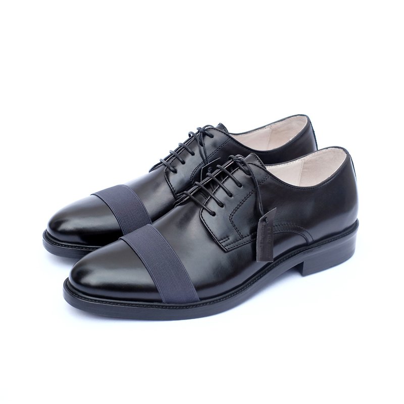 Placebo 4.0 riverside blue band oxford - Men's Casual Shoes - Genuine Leather Black