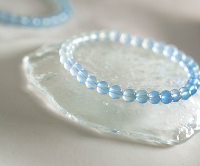 アクアマリン グラデーション ブレスレット グラデーション