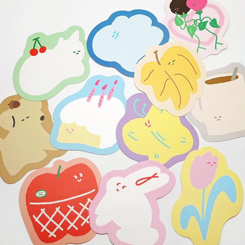 Alien Postcards-Cute Animal Stuff - การ์ด/โปสการ์ด - กระดาษ หลากหลายสี