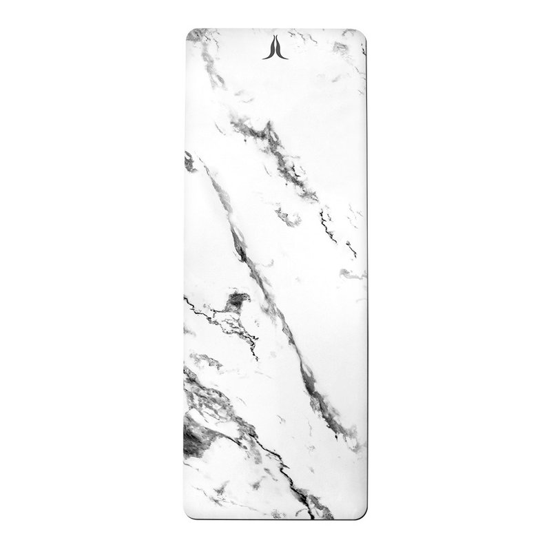 【NAMASTE】Namaskara Yoga Mat ( 5mm ) - Marble - Yoga Mats - Other Materials White