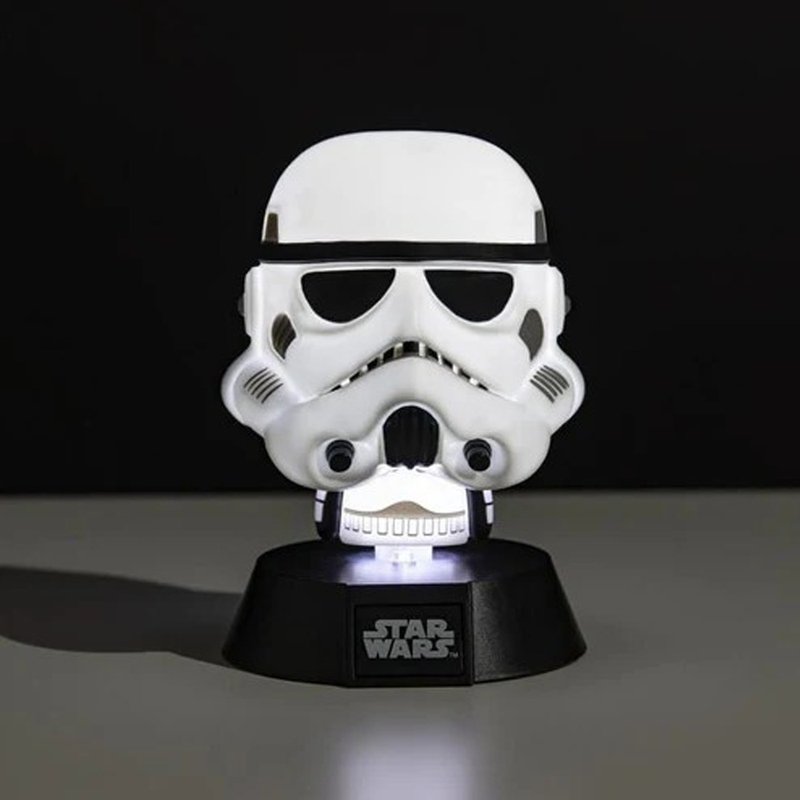 Star Wars STAR WARS Movie White Warrior Stormtrooper Helmet Mask Night Light ICON Series - โคมไฟ - พลาสติก 