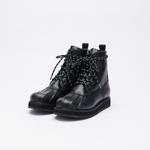 VATIC VATIC RUBEN BLACK 獵鴨靴 黑色 增高厚底皮靴