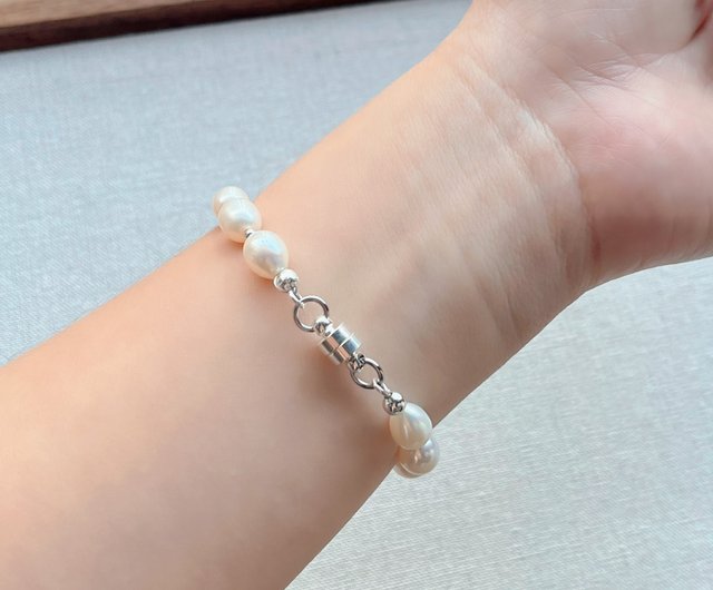 エレガントなパープルナチュラルパールスターリングシルバー