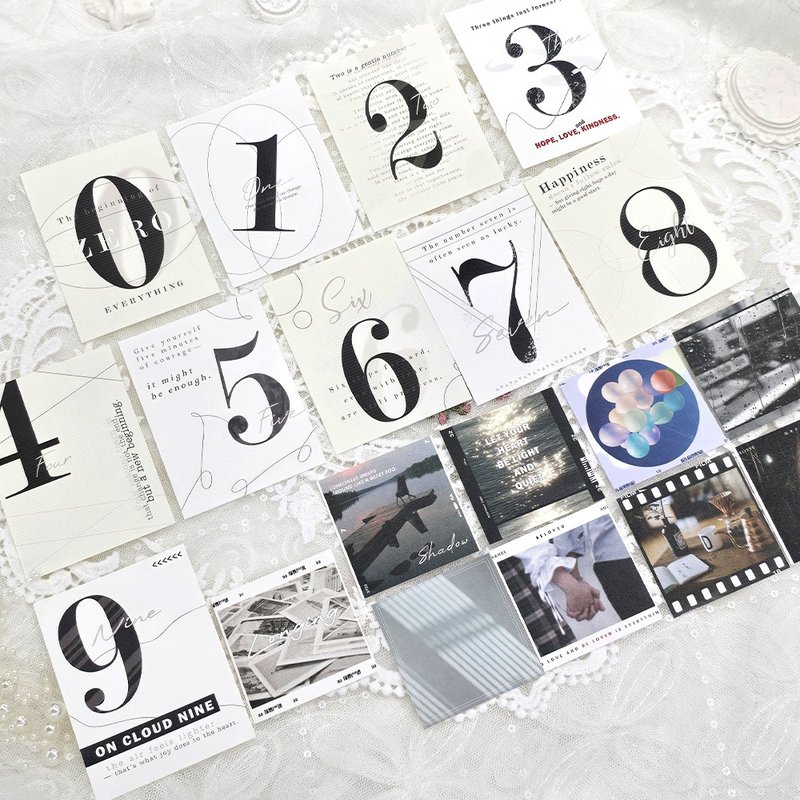 :SYUMPAPER vol.2 'Number Nine' : All Paper PACK - 信封/信紙 - 紙 