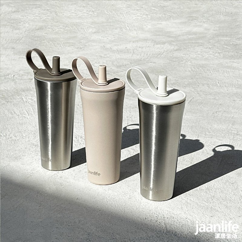 Eacy Cup Pro 雙層不鏽鋼吸管杯 保溫杯 環保杯 SUS316 - 保溫瓶/保溫杯 - 其他金屬 