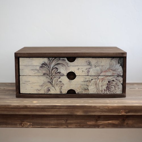 愛木木 Amour愛木木-復古懷舊 桌上型抽屜收納櫃