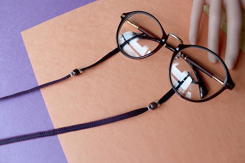 Hullu 海浪波紋 眼鏡鍊/項鍊/手鍊/頸鍊 口罩鍊 藍紫