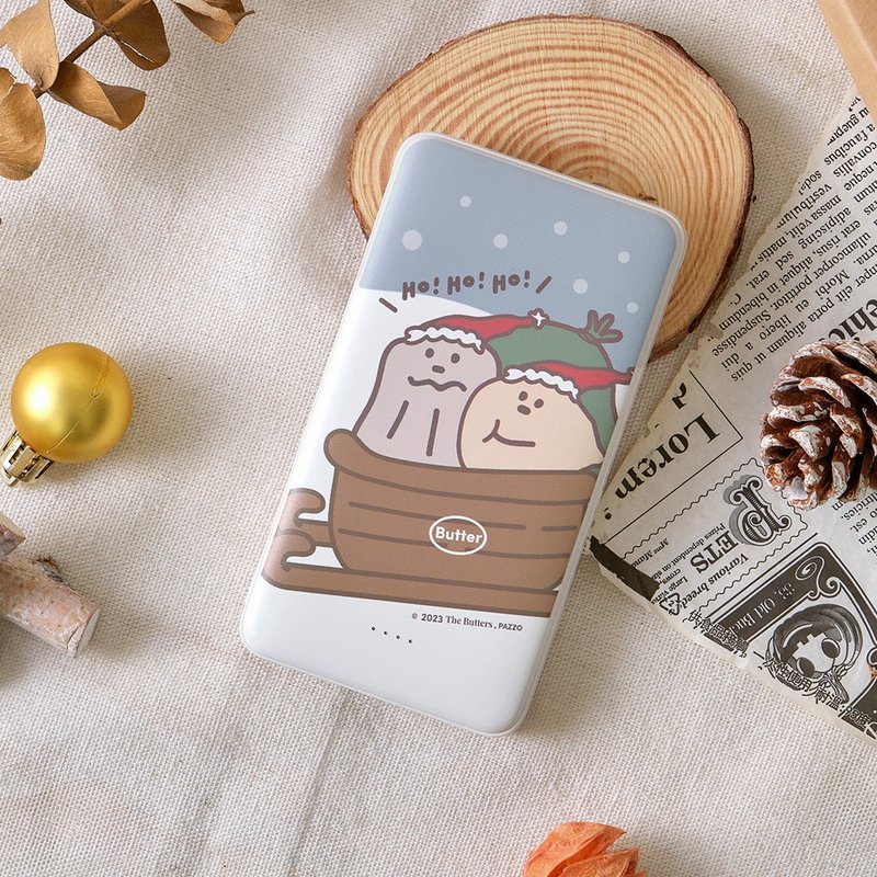 The Butters 奶油聖誕雪橇雙線快充10000mAh行動電源 - 行動電源/充電線 - 塑膠 多色