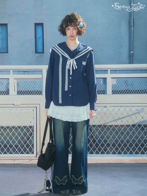 青い　ビーズ　装飾　長袖　トップス 楽天市場】返品交換送料無料 トップス カットソー Tシャツ