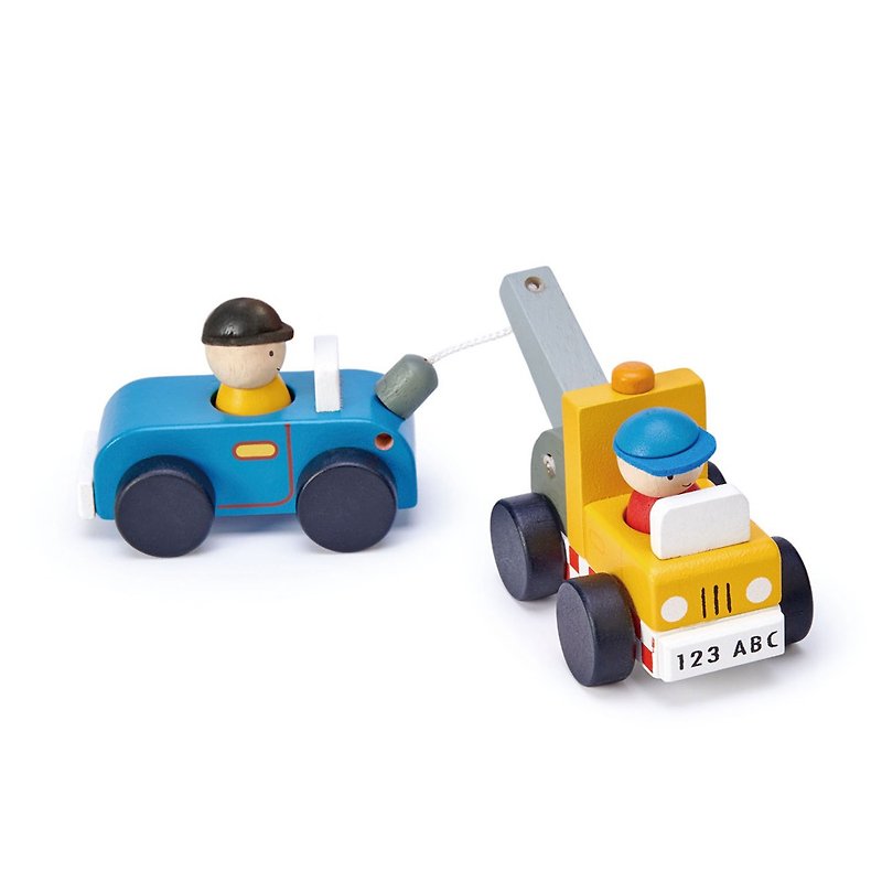 拖吊車 - 寶寶/兒童玩具/玩偶 - 木頭 