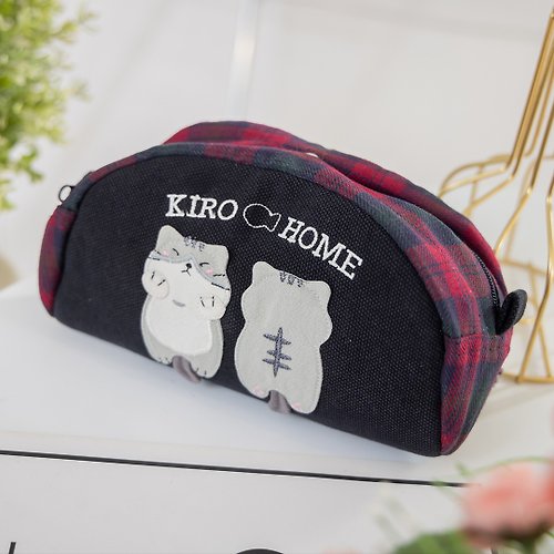 Kiro貓拼布包 Kiro貓 多功能收納 小物收納/化妝包【223021】