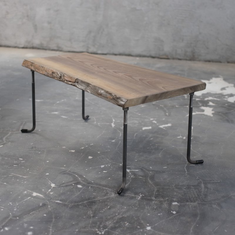 wood iron table 33*75*30 - 餐桌/書桌 - 木頭 咖啡色