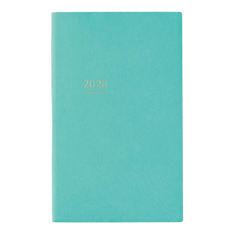 2020ジブンポケットミニライト-ウォーターブルー - ノート・手帳 - 紙 ブルー