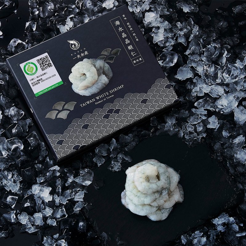 海水晶晶蝦仁 鮮凍無膨發方便料理冰箱常備品 - 其他 - 新鮮食材 灰色