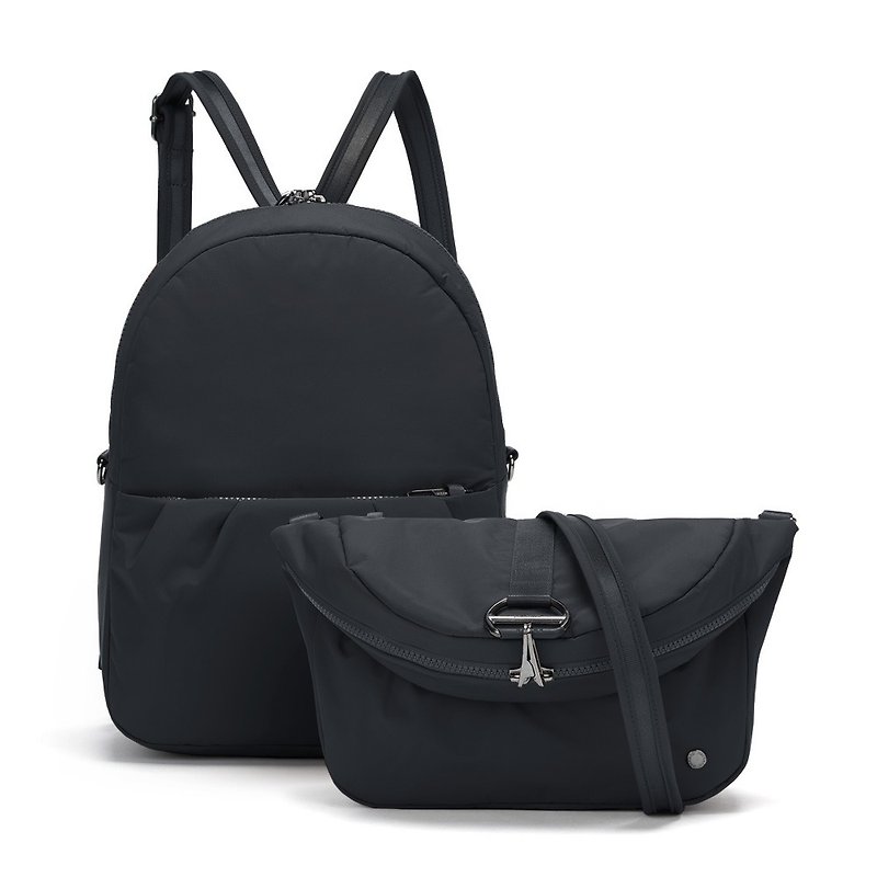 Pacsafe Citysafe CX | Five patented anti-theft cross-body bag 8L black - Messenger Bags & Sling Bags - Eco-Friendly Materials Black