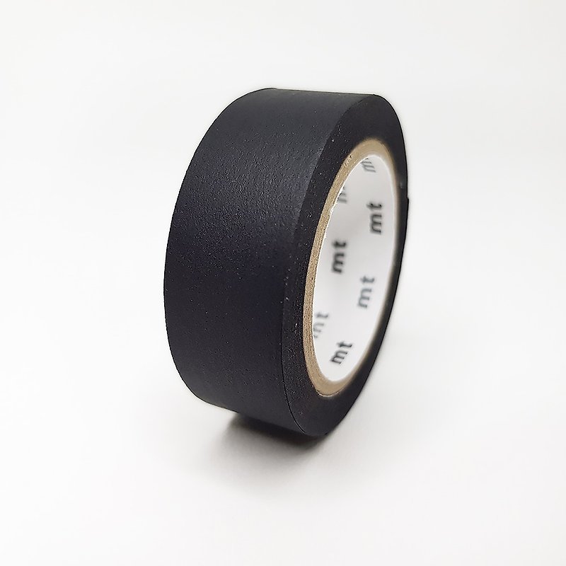mtベーシックプレーン和紙テープ7m/マットブラック（MT01P207R） - マスキングテープ - 紙 ブラック