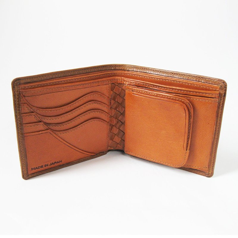 Extra Planning Basic Wallet Buttero x Barolo Camel - Wallets - Genuine Leather Brown