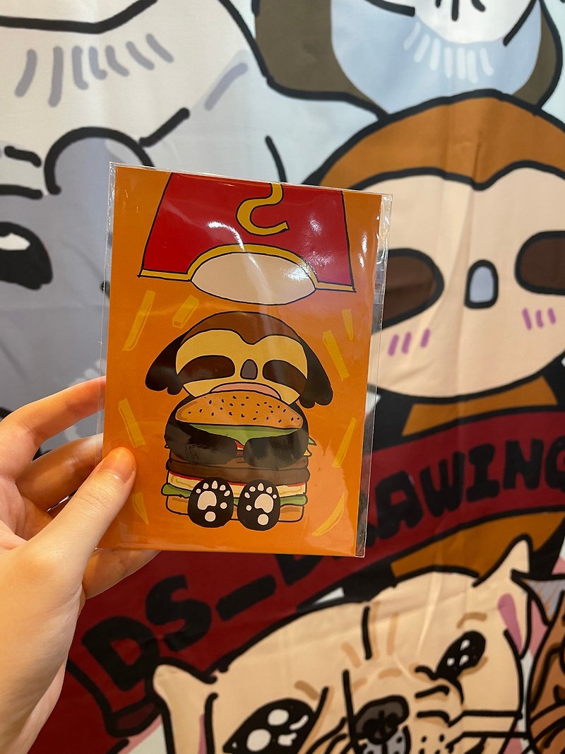 ポストカードハンバーガー - カード・はがき - 紙 