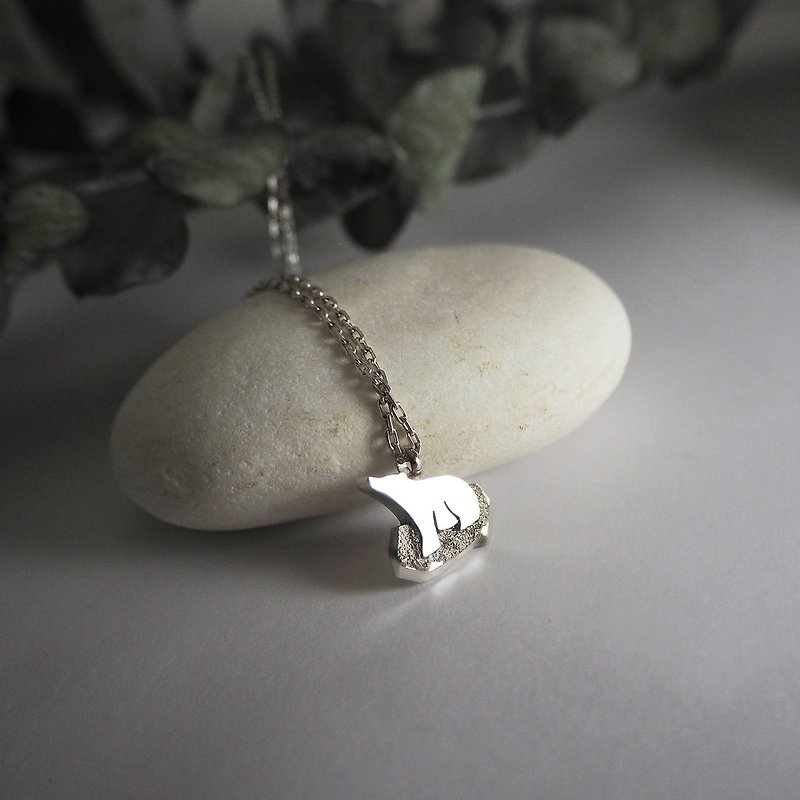 polar bear necklace - Necklaces - Silver Silver