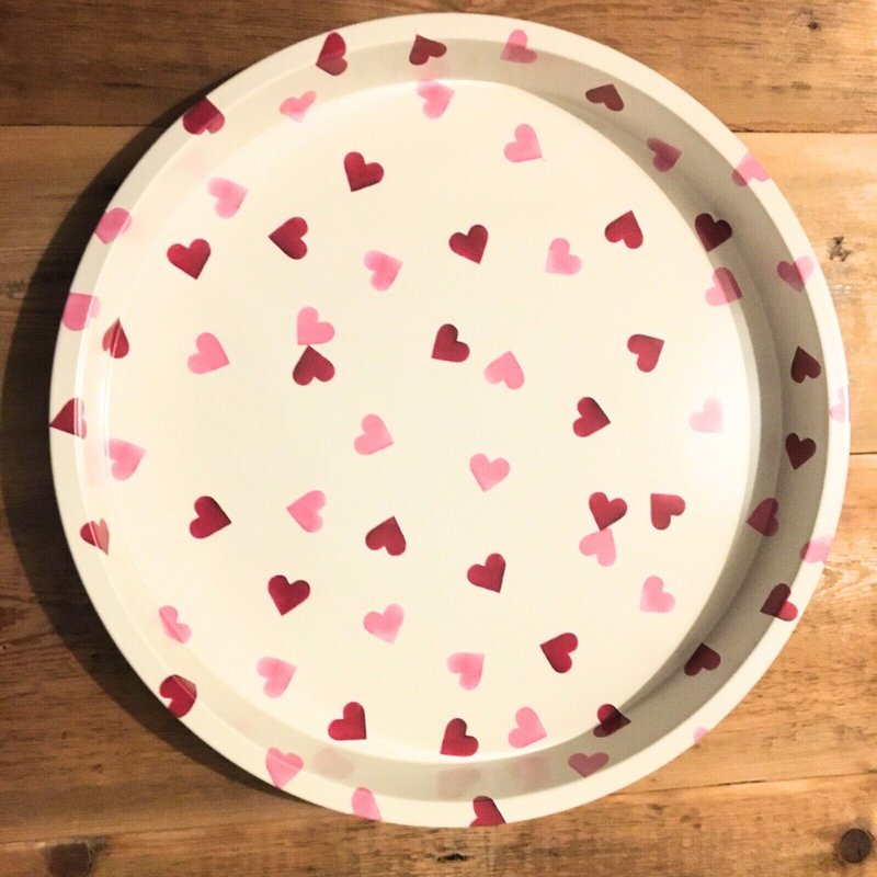 Pink Hearts 愛心淺盤糖果禮盒組 - 盤子/餐盤/盤架 - 其他材質 粉紅色