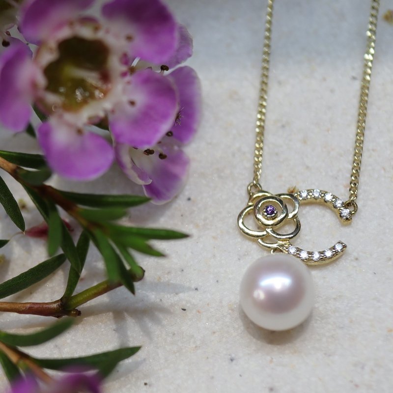 [Lotus Linjian] Freshwater Pearl Necklace | Elegant Pearl - สร้อยคอ - ไข่มุก 