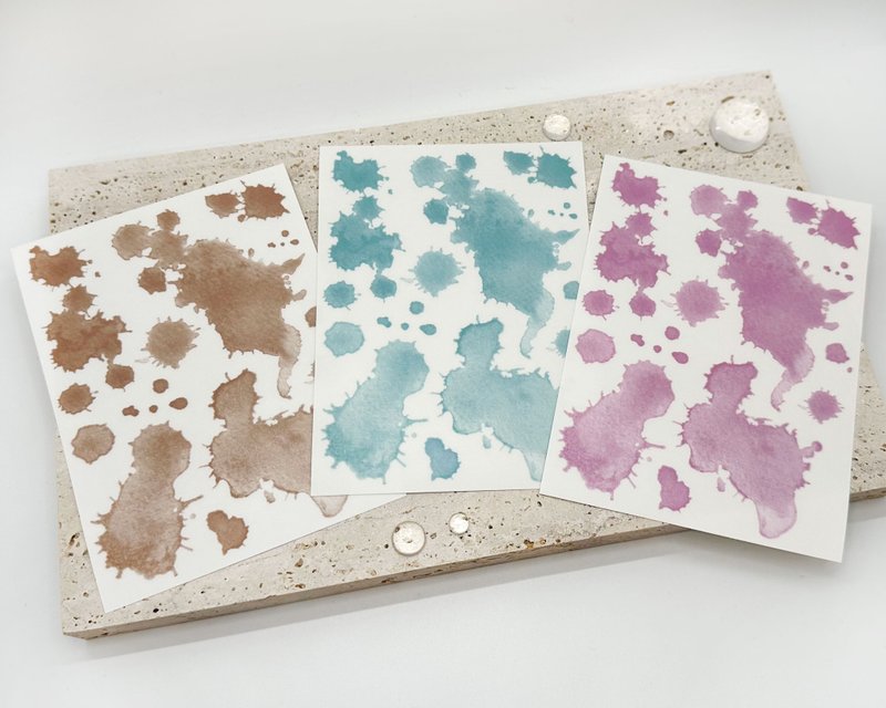 Watercolor decorative sticker - 貼紙 - 紙 