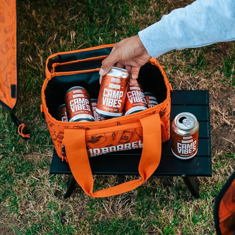 10 BARREL X POLER CAMERA COOLER BAG 單眼側背多用途相機包 - 露營用品 - 防水材質 橘色