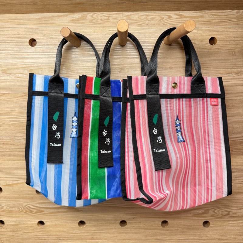101 Embroidered Tote Bag - Available in 3 Colors - Wallets - Plastic Multicolor