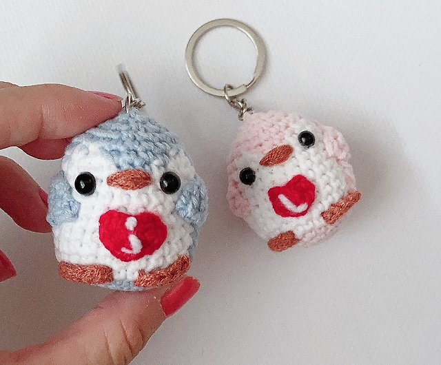 Crochet Keychain Amigurumi Penguin, Personalized Keyring, Penguin Gift,  Animal Keychain, Anniversary Gifts, Mini Crochet Penguin, Kawaii 
