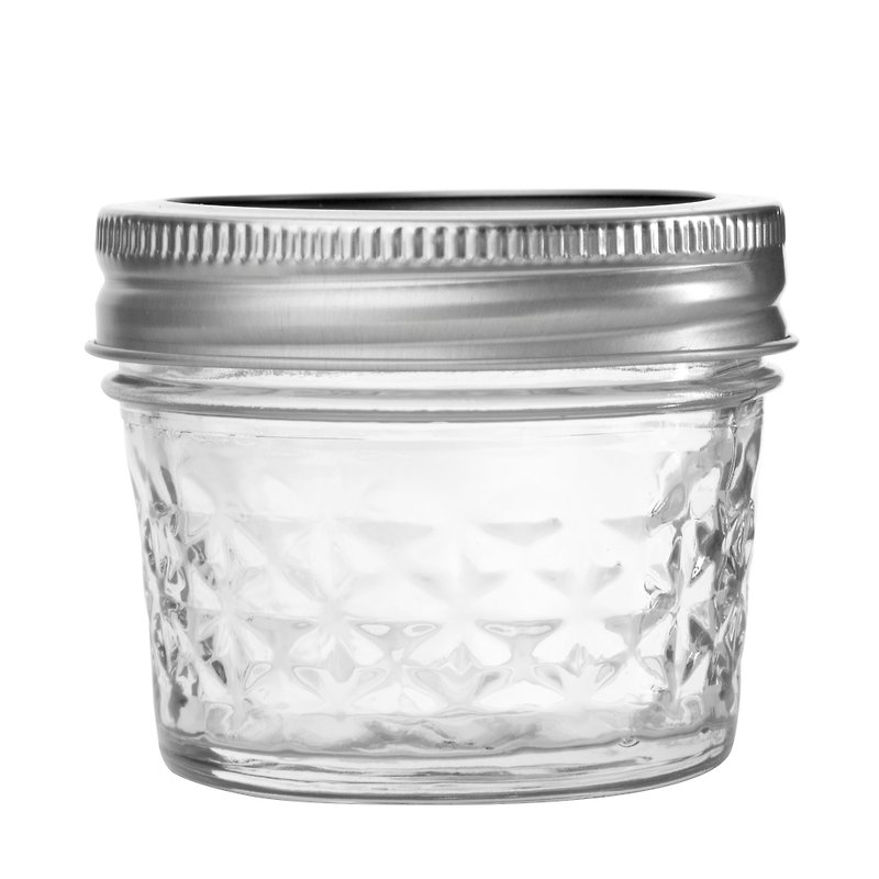 Ball Mason Jar Mason Jar _4oz Lingge Narrow Can - Mugs - Glass Transparent