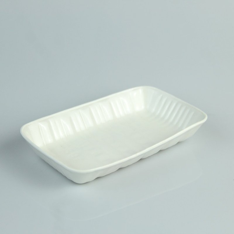Imitation Plastic Porcelain Plate-Medium and Rectangular