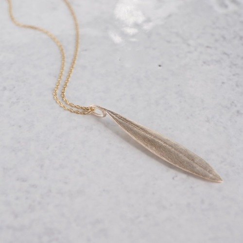 Olive leaf necklace [P072K10] - Shop ateliersimo Necklaces - Pinkoi