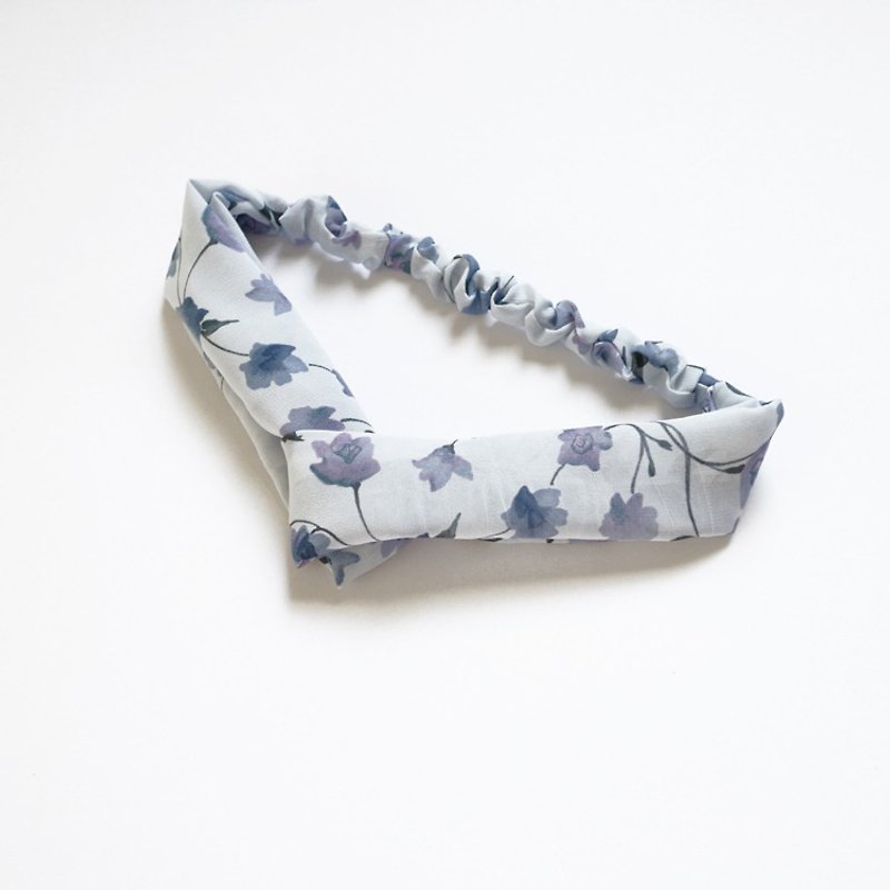 JOJA │ no time to play the name of the name: Japanese cloth hand elastic hair band - Hair Accessories - Cotton & Hemp Purple