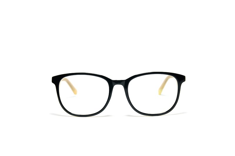 レトロな梨黒ブロック│││ハンドシートメガネは2006C23│を│2is - 眼鏡・フレーム - その他の素材 ブラック