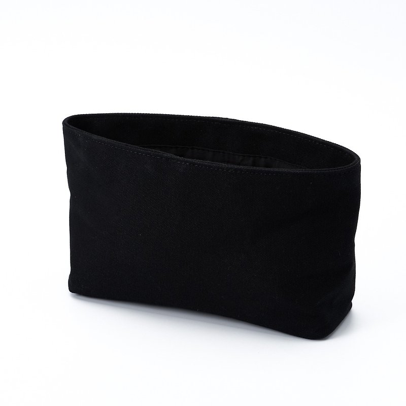 Minimalist Black Clutch, Storage Bag, Cosmetic Bag, Separate Inner Bag, Multifunction - Clutch Bags - Other Man-Made Fibers Black