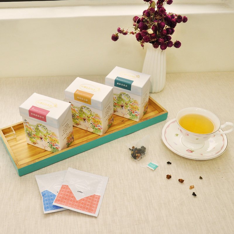 [12% off] Best-selling special offer combination/white peach + fruit black tea + jasmine green tea - ชา - วัสดุอื่นๆ สึชมพู