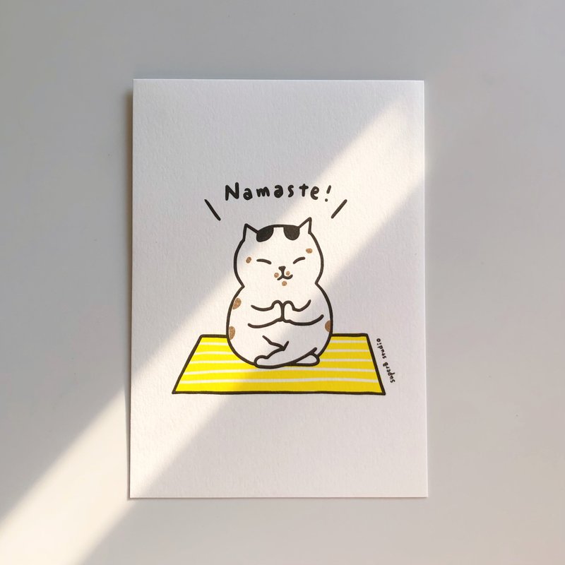 Namaste! Postcard / 明信片 - 卡片/明信片 - 紙 白色