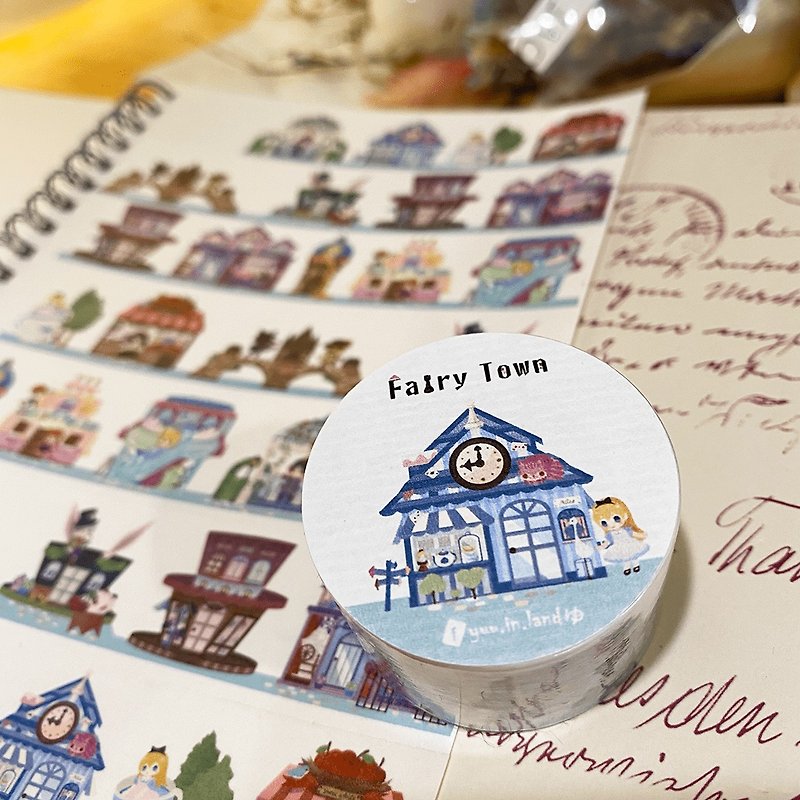 【Fairytale Washi Tape】 Fairytale Town Paper Tape / Yuu - Washi Tape - Paper 
