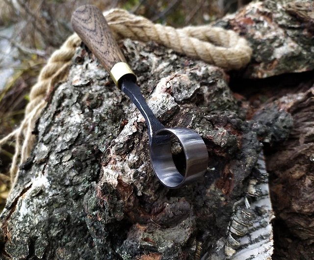 Spoon Carving Hook Knife. Forged Spoon Carving Knife. Knives Carving Bowl  Kuksa. Spoon Carving Tools. Hand Forged Wood Carving Tool. Forged -   Sweden