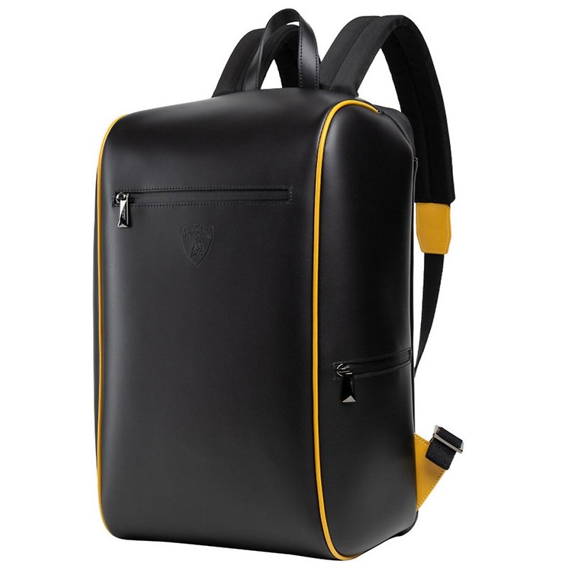 Lamborghini Special Offer Brand New Exhibit Italian Top Calf Leather Backpack - Backpacks - Genuine Leather 