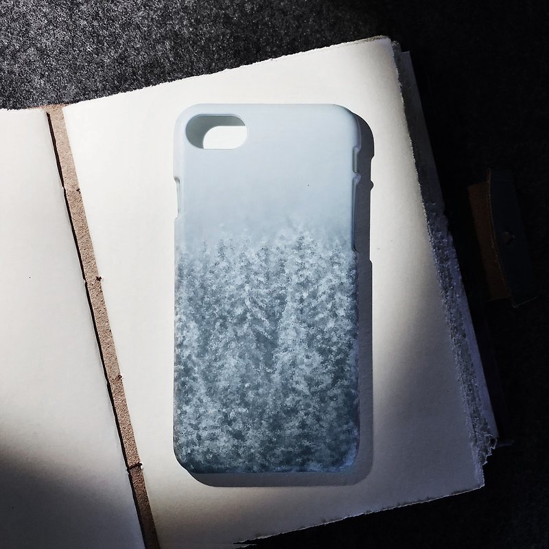 Snow Forest. Matte Case( iPhone, HTC, Samsung, Sony, LG, OPPO) - เคส/ซองมือถือ - พลาสติก สีใส