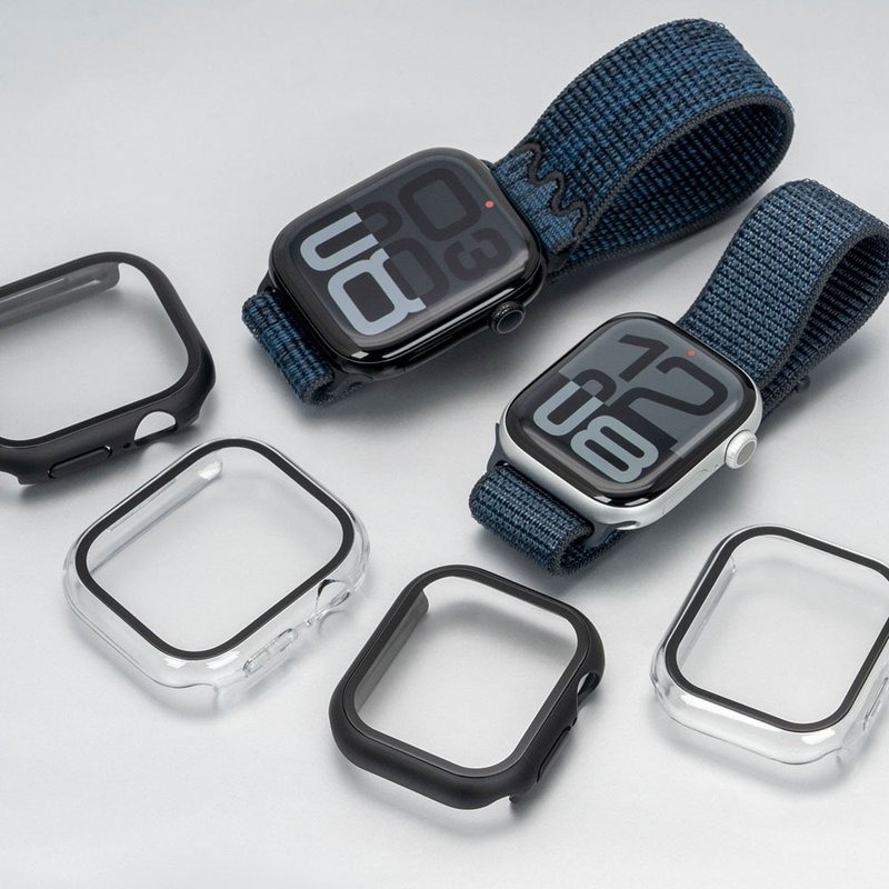 Apple Watch10系列保護套 蘋果手錶42mm保護套 殼膜一體 防滑防摔 - 其他 - 其他材質 多色