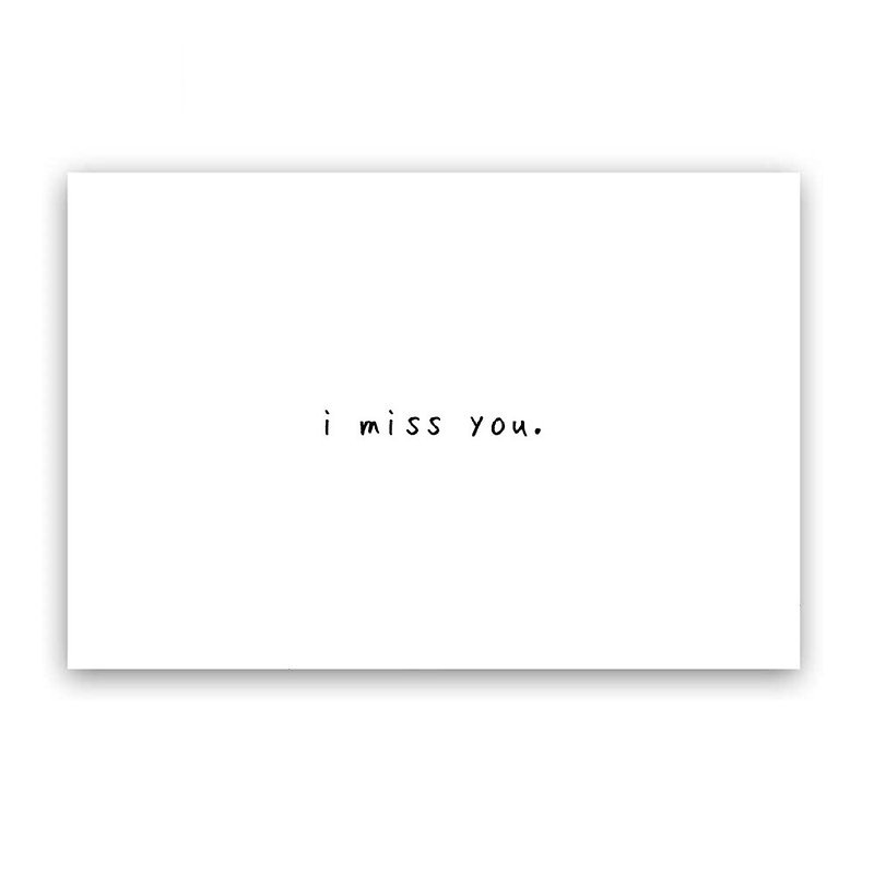 [Pinkoi Exclusive] Postcards from the Body, Mind and Soul Series Missing You I miss you - Cards & Postcards - Paper 
