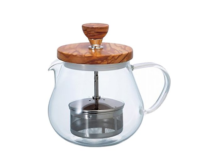 French Press & Tea Press | 4-Cup Olive Wood