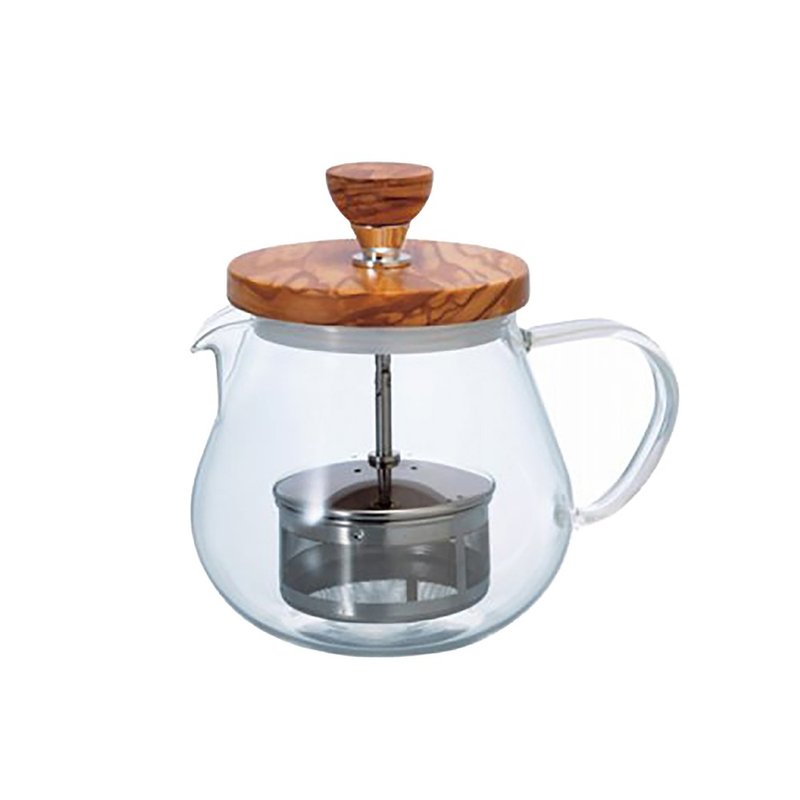 HARIO 橄欖木450茶王/TEO-45-OV - 茶壺/茶杯/茶具 - 玻璃 